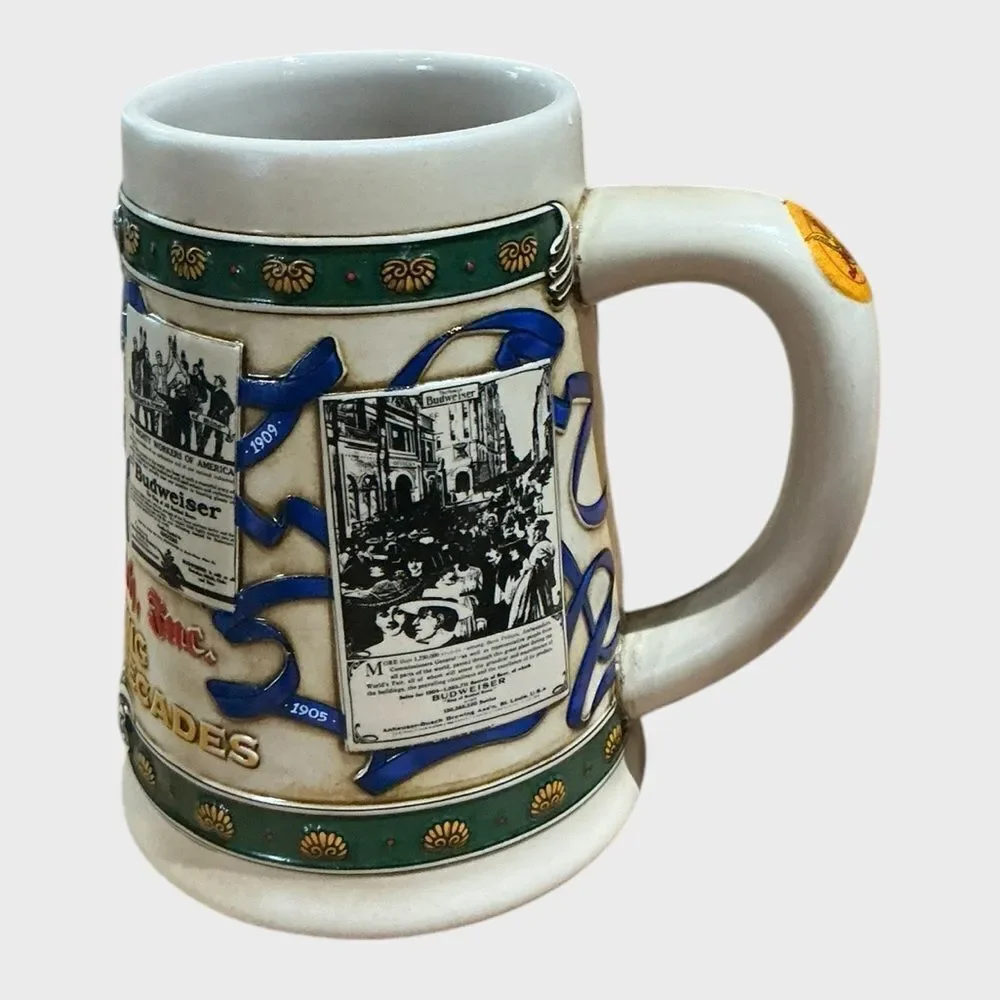 Anheuser Busch Advertising Through the Years Collectible Stein Numbered Rare
